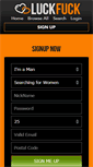 Mobile Screenshot of luckfuck.com